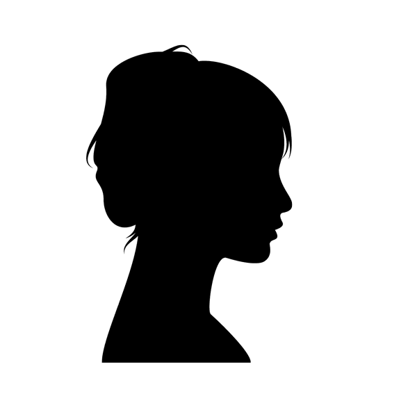 女性の横顔